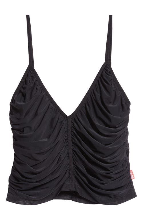 Diesel ® T-aiky Ruched Tulle Camisole In Deep/black