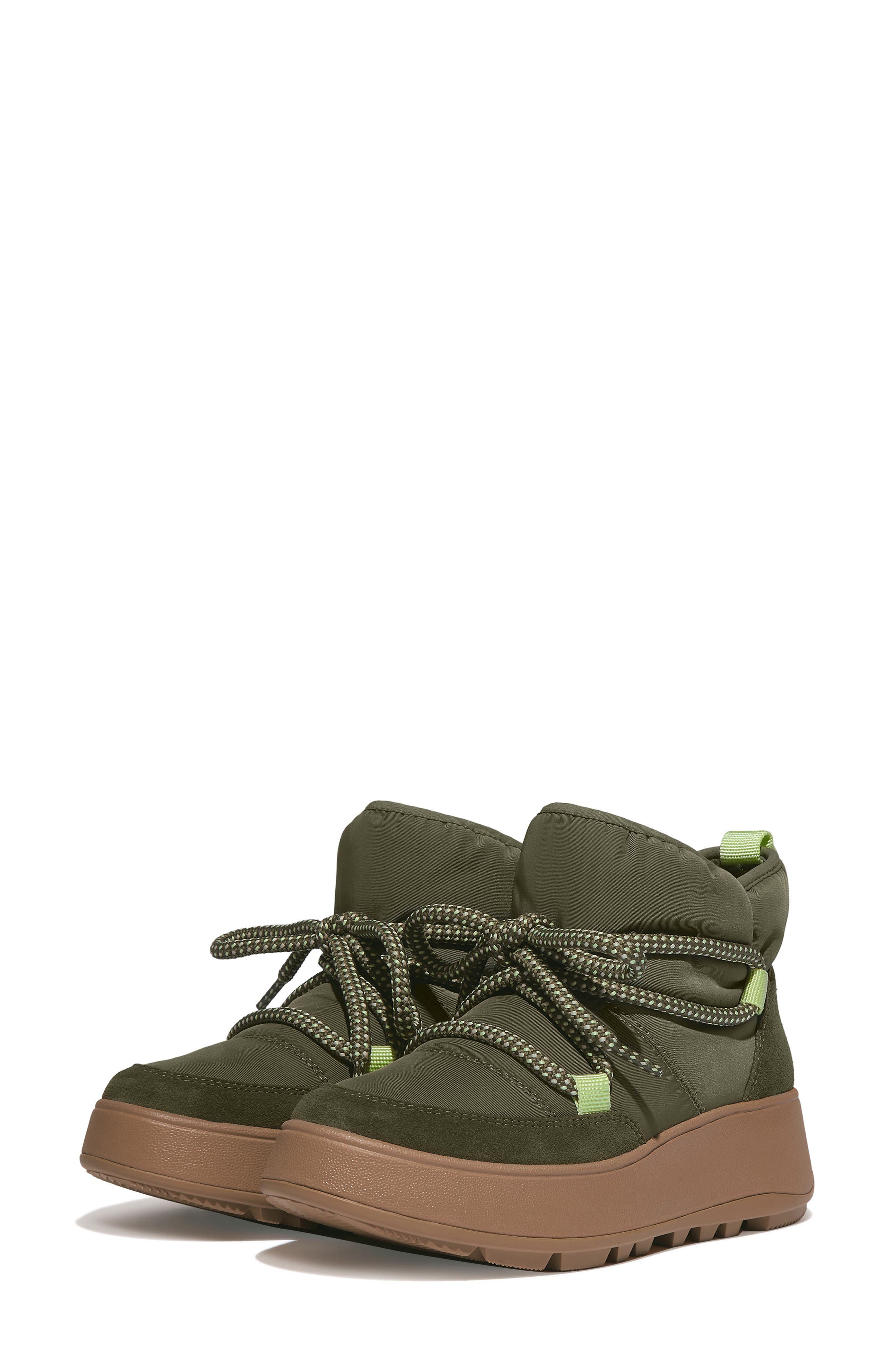 Water Resistant Winter Boot, Alternate, color, DEEP OLIVE