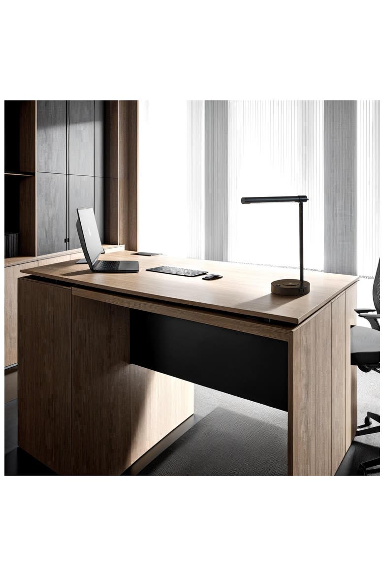 DAX LED Wireless Charging Desk Lamp, Alternate, color, BLACK