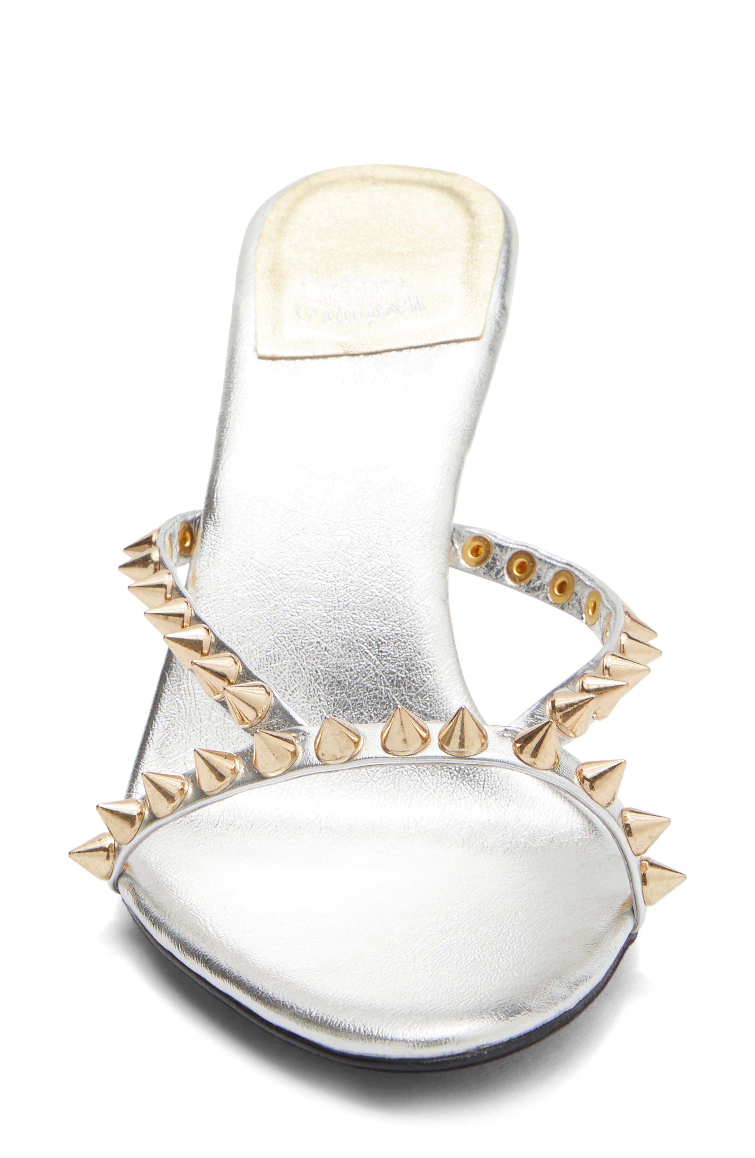 Gabbriette Sandal, Alternate, color, SILVER GOLD