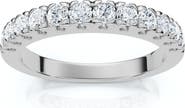 Bliss Diamond 1/2Ct Pave Diamond Wedding Anniversary Stackable Ring Gold Lab Grown