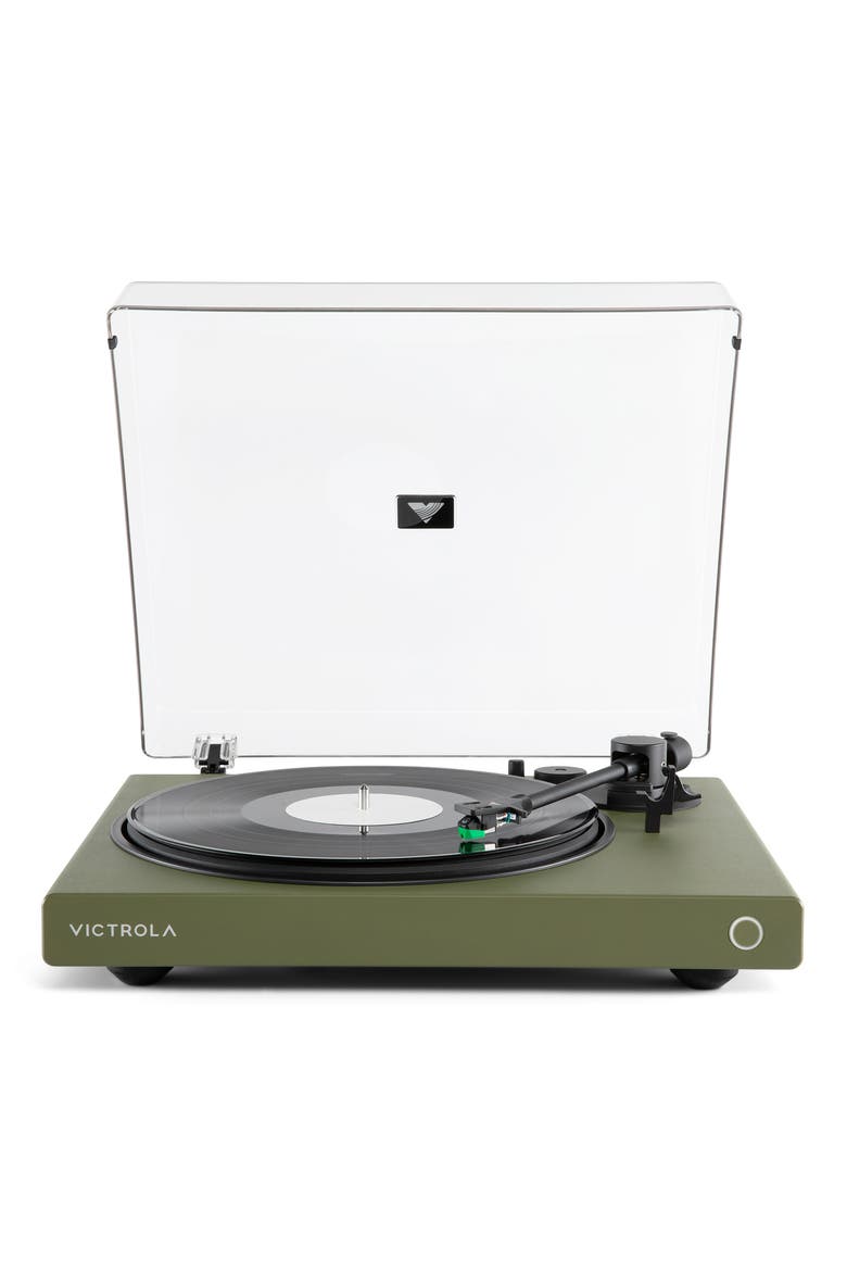 Wave Bluetooth Turntable with Auracast, Alternate, color, Green