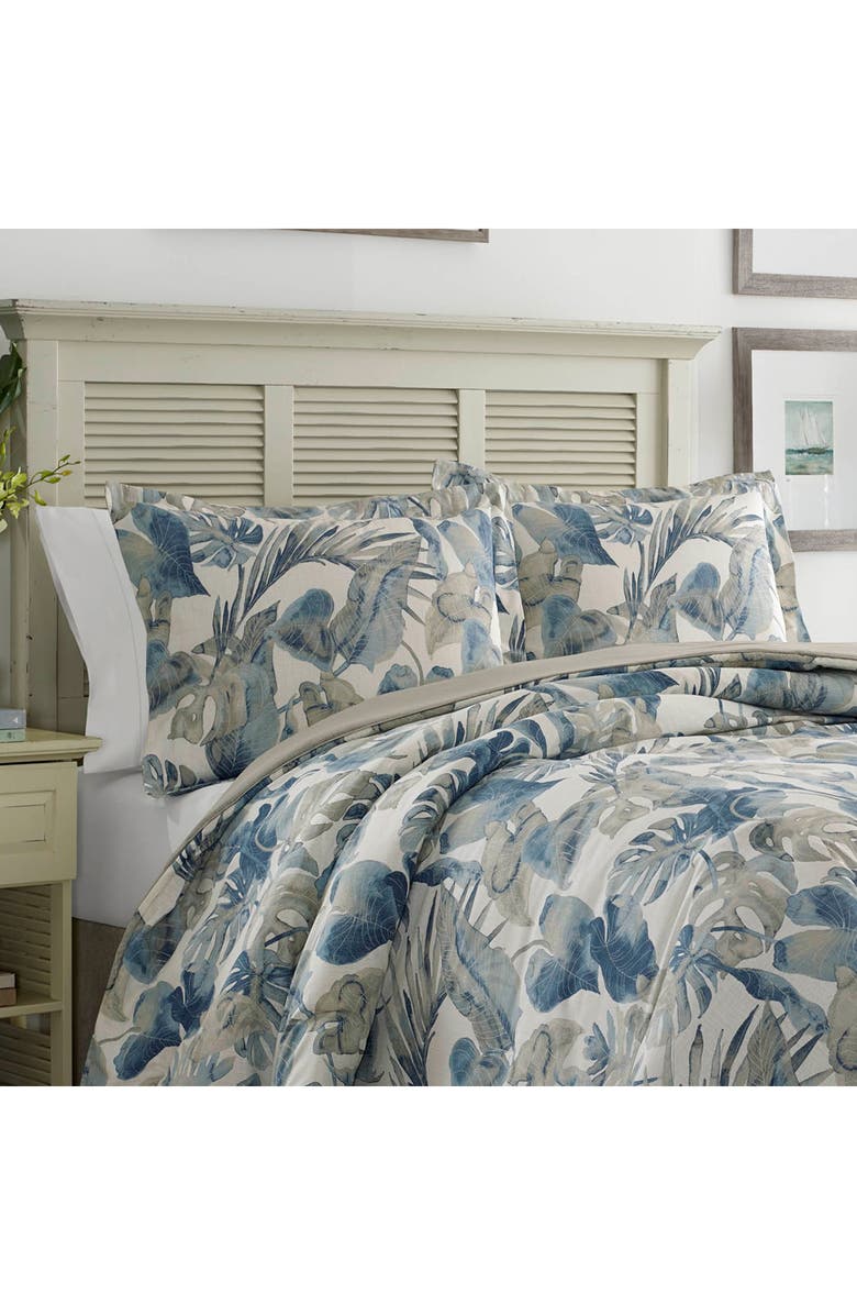 Tommy Bahama Raw Coast Cotton Comforter & Sham Set, Alternate, color, Chambray Blue