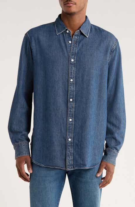 rag & bone Finch Featherweight Denim Button-Up Shirt