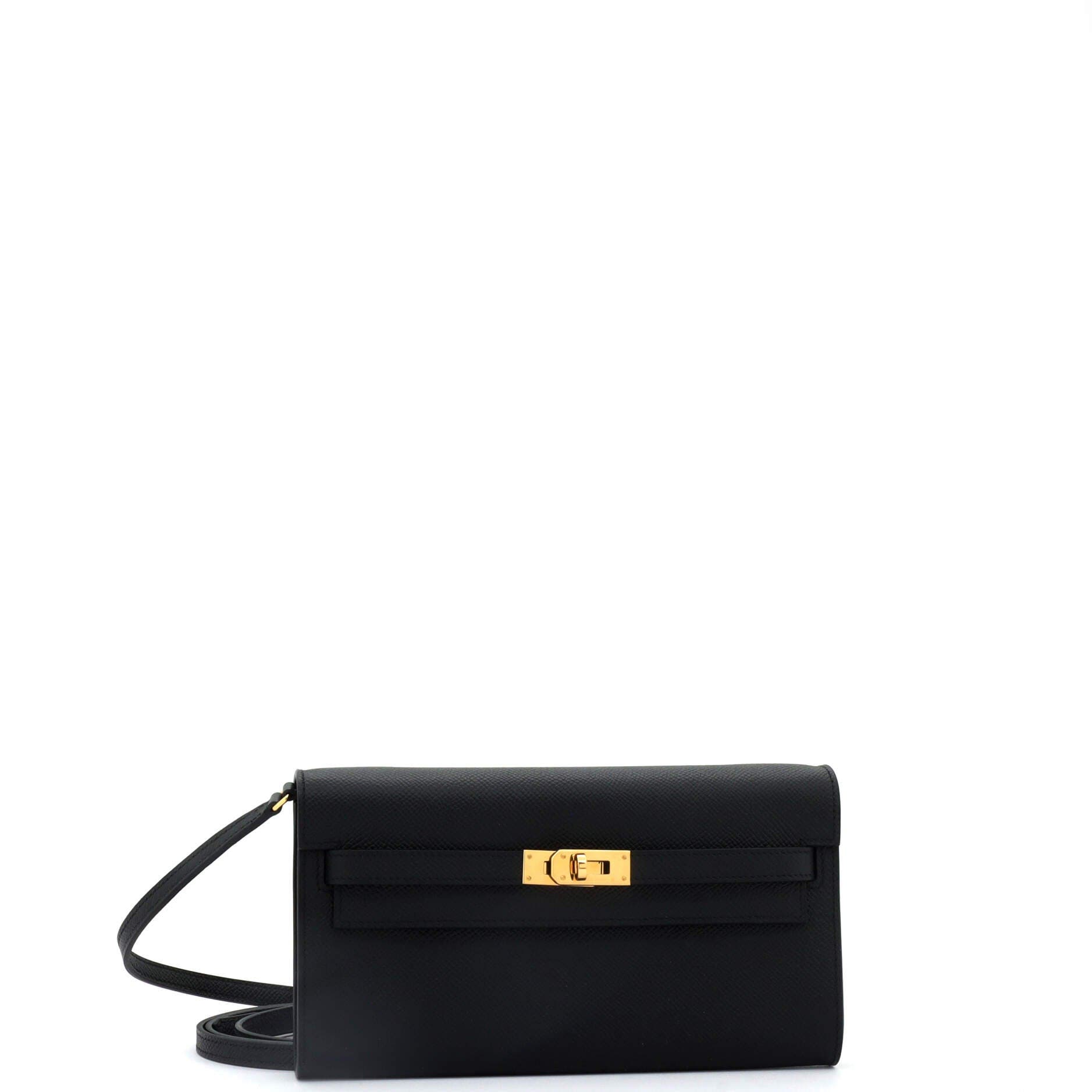 Pre-Owned Hermes Kelly To Go Wallet Epsom, Alternate, color, 