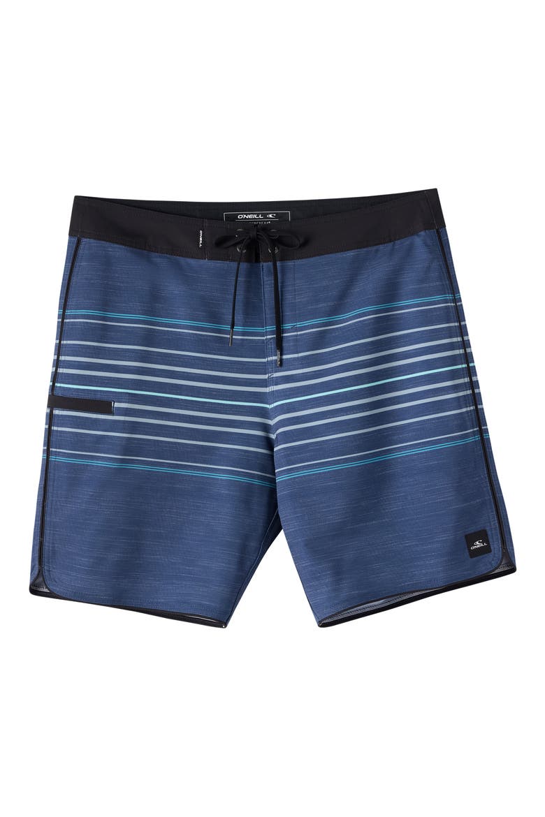 Kids' Hyperfreak Heat Stripe Swim Trunks, Main, color, NAVY
