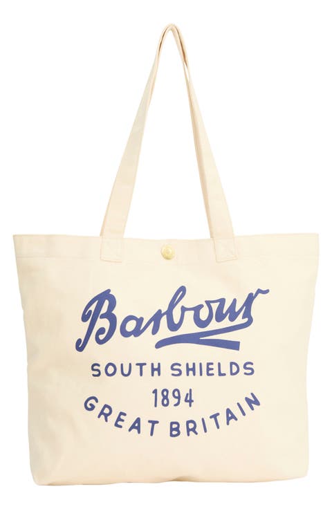 Script Cotton Canvas Tote