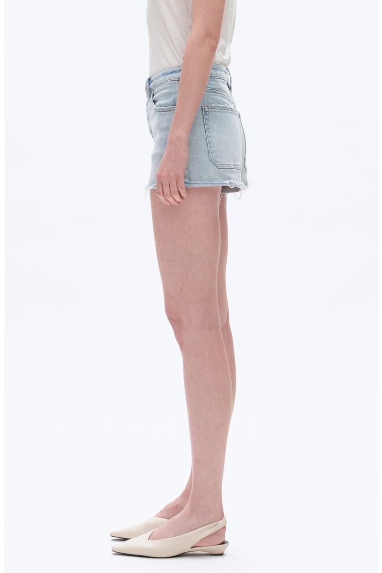Cutoff Denim Shorts, Alternate, color, LIGHT BLUE