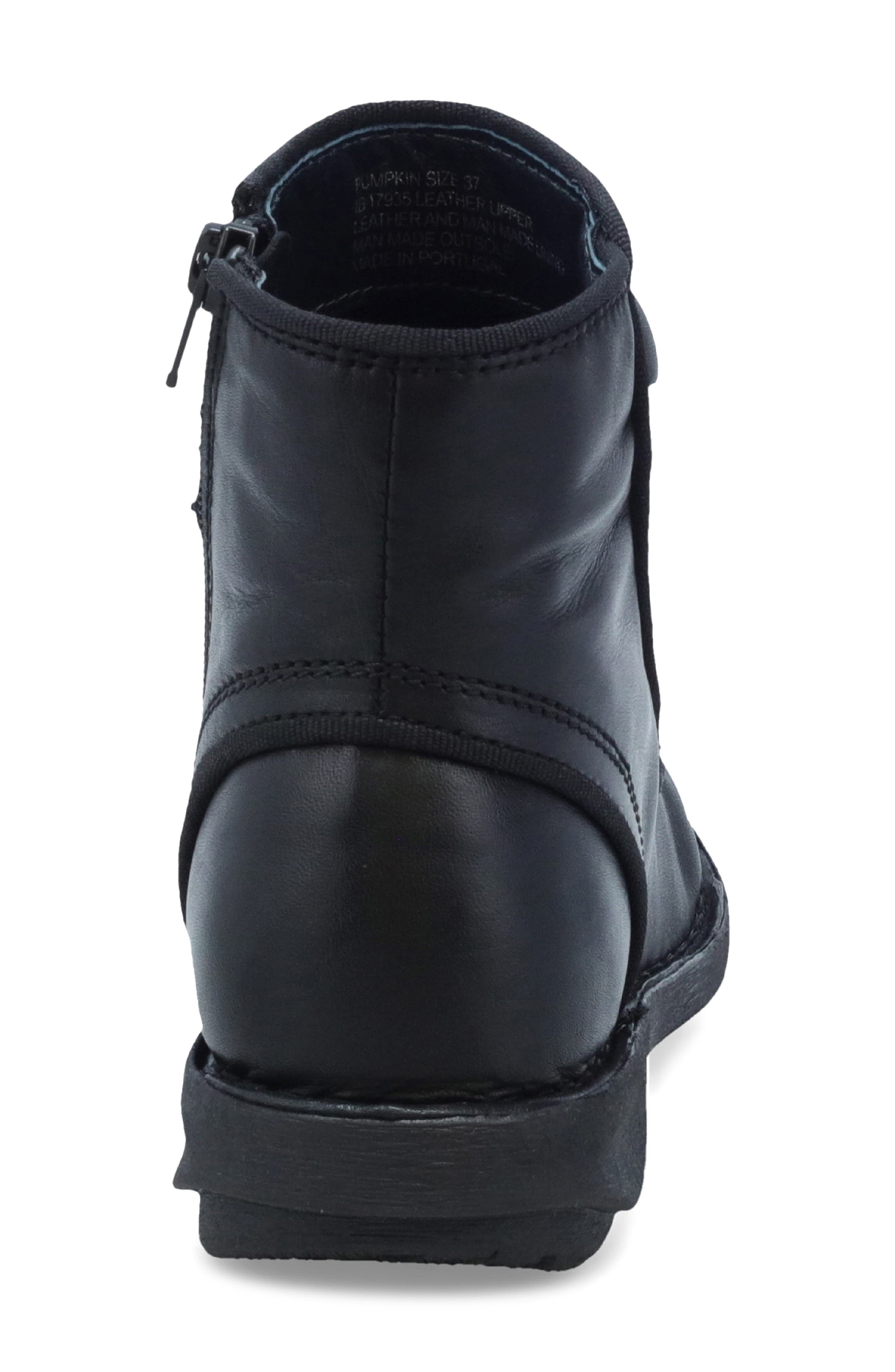 Miz Mooz Pumpkin Bootie, Alternate, color, Black