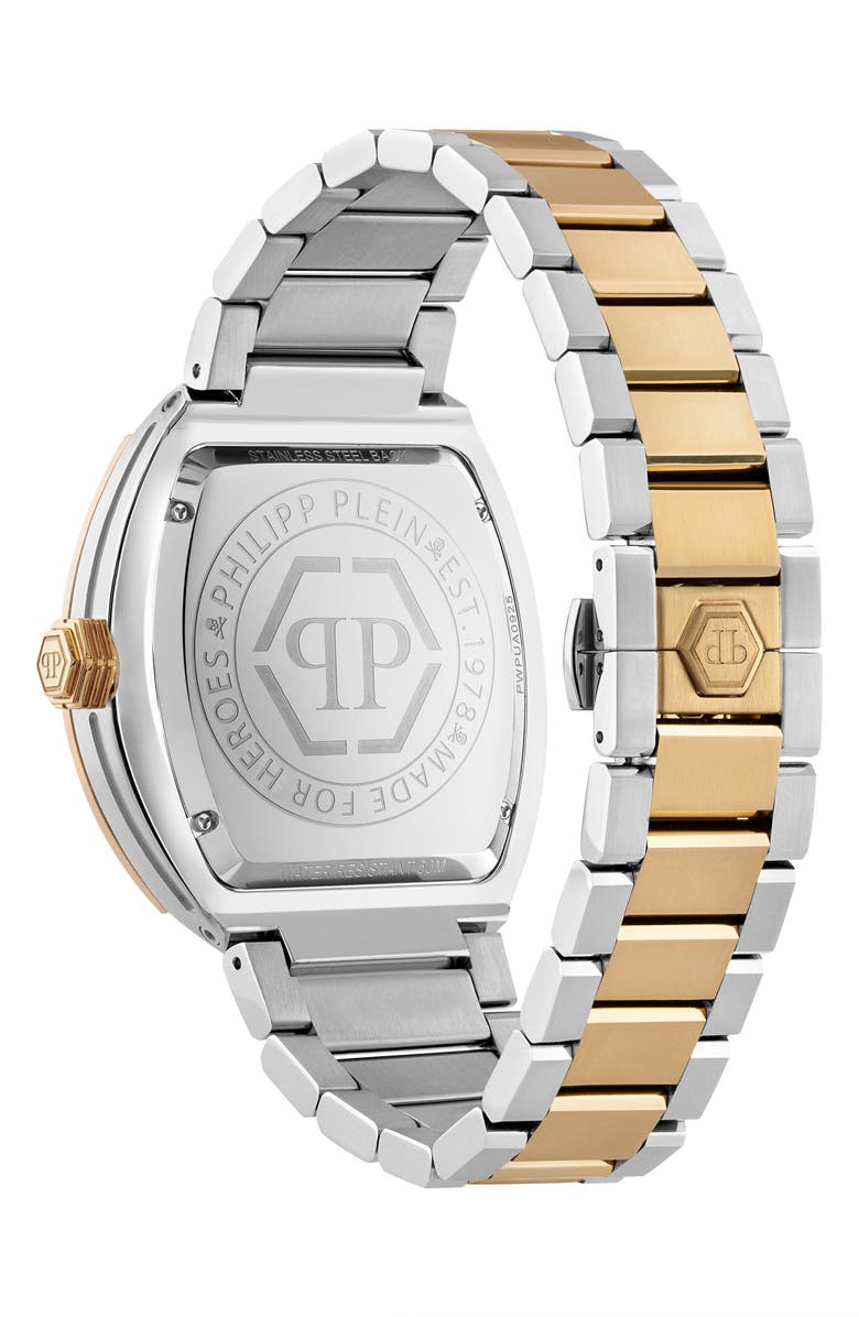 PHILIPP PLEIN The Hexagon Phantom Bracelet Watch, 44mm x 56.2mm, Alternate, color, Two Tone