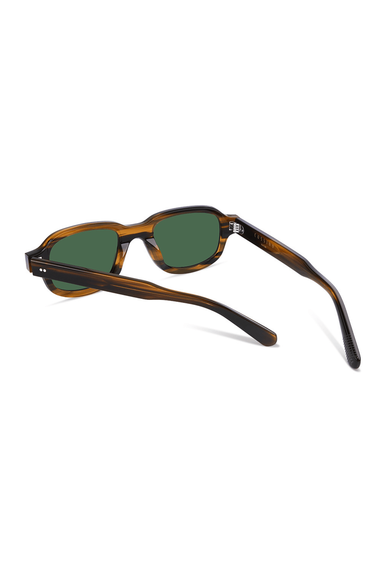 Tres 48mm Rectangle Acetate Sunglasses, Alternate, color, Horn