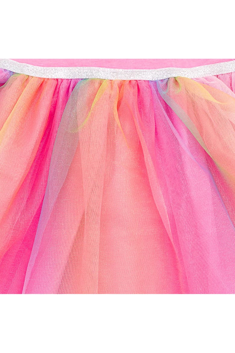 Short Sleeve Tulle Tutu Dress, Alternate, color, Bluey Bingo Light Pink