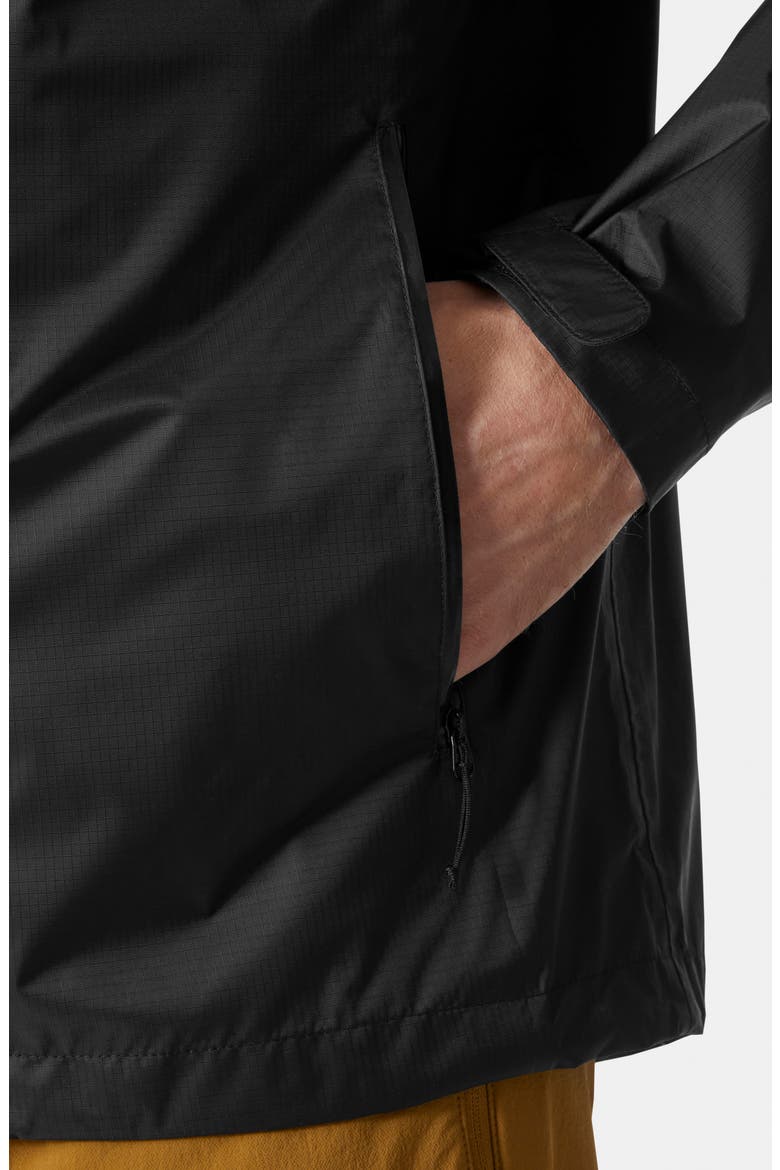 Loke Terra Waterproof Hooded Jacket, Alternate, color, 990 BLACK