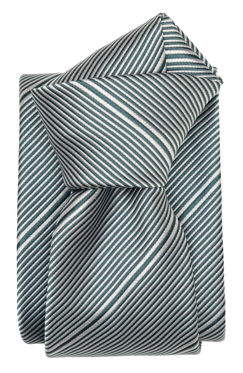 Elizabetta Matteo - Extra Long Silk Jacquard Tie for Men, Alternate, color, Green