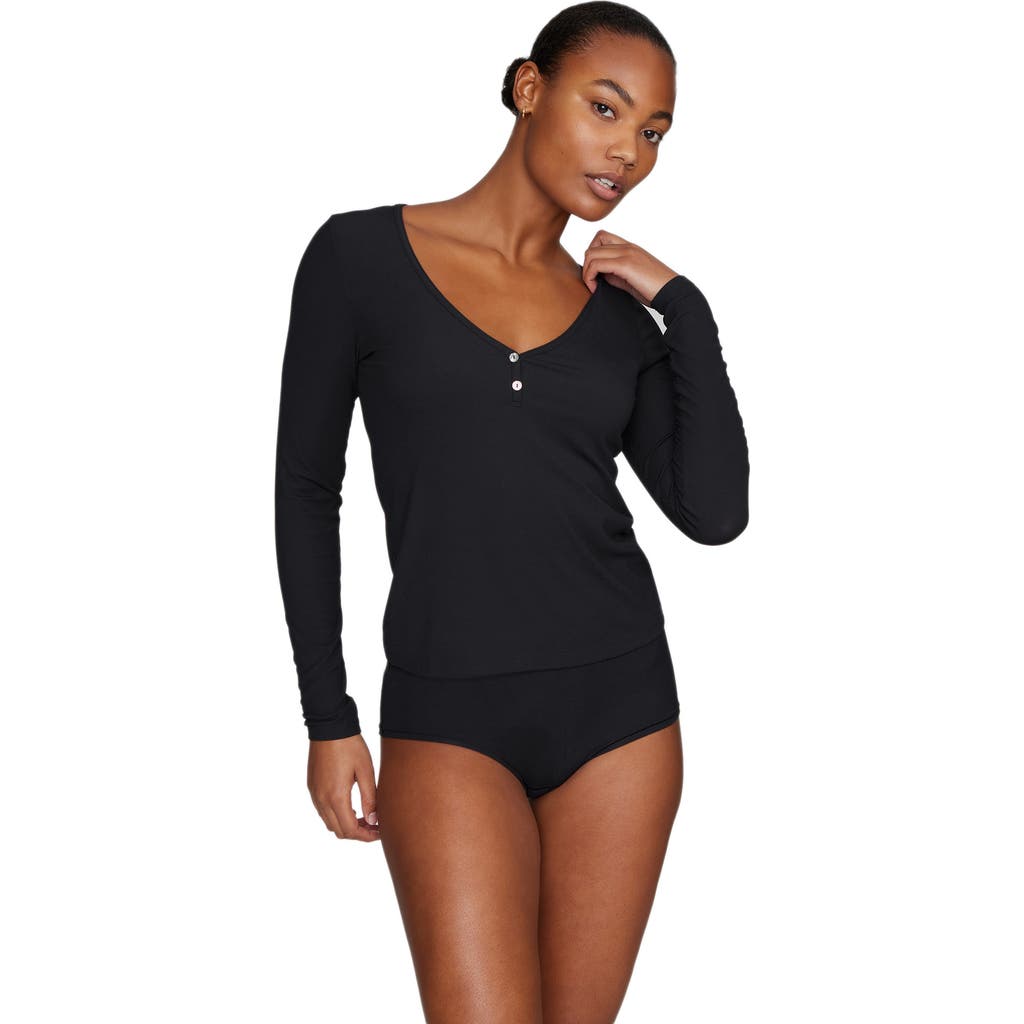 Cuup The Button Long Sleeve In Black