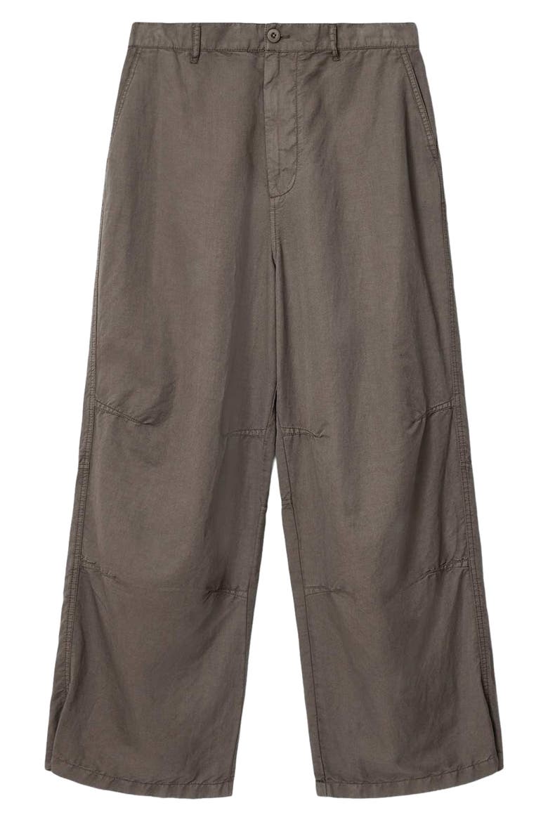 Echo Wide Leg Trousers, Alternate, color, GULL GREY
