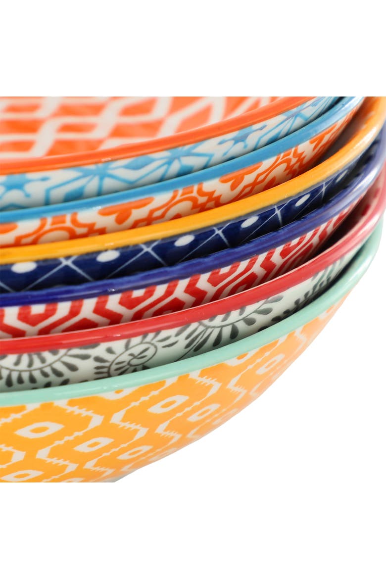 Giovanna 6 Piece Assorted Porcelain Bowl Set, Alternate, color, Assorted