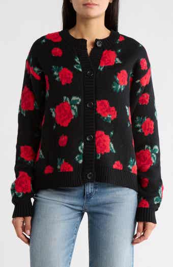 BLANKNYC Roses are Red Cardigan