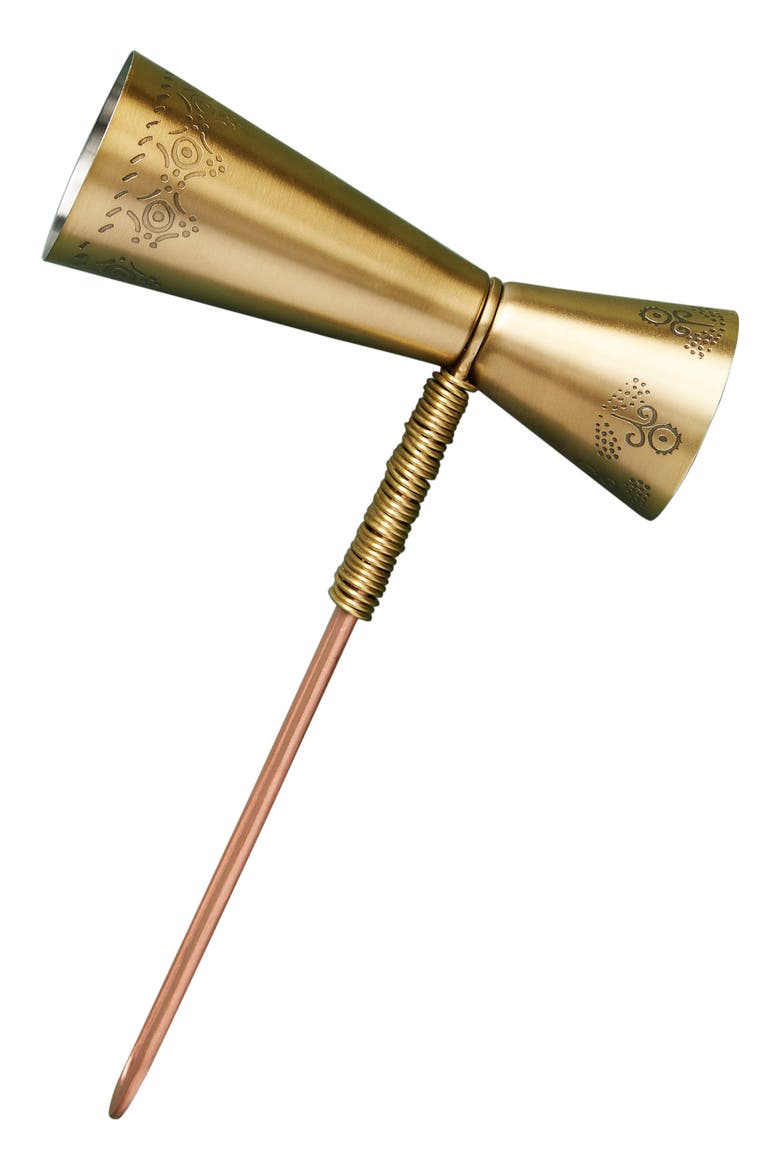 Anthropologie Luna Cocktail Jigger, Alternate, color, SILVER