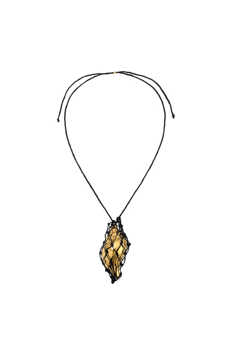 HEAVEN MAYHEM Sterling Necklace, Main, color, Black/Gold