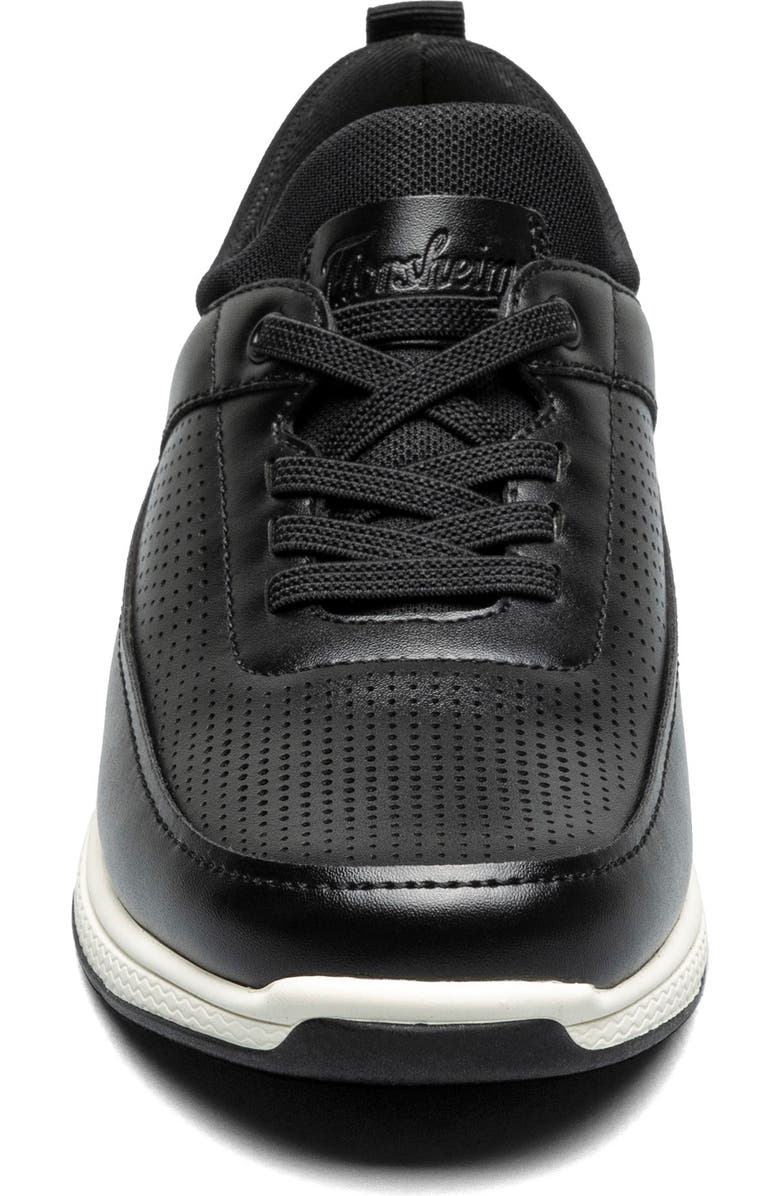 Florsheim Kids' Satellite Perforated Sneaker, Alternate, color, Black