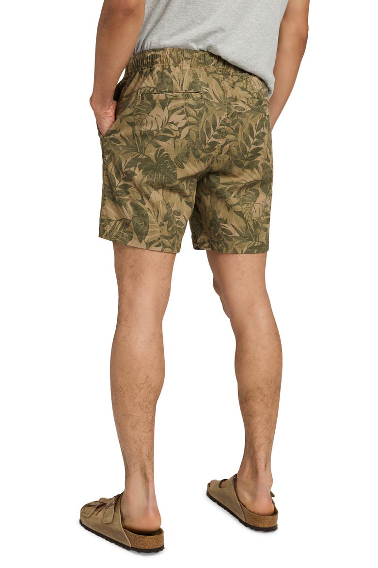 Essential Drawstring Stretch Shorts, Alternate, color, OLIVE JUNGLE