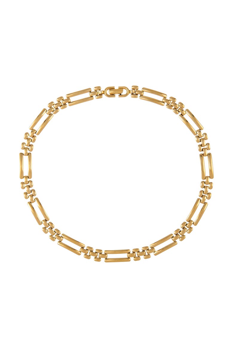 Susan Caplan 1970s Vintage Monet Watchband Collar, Main, color, Monet