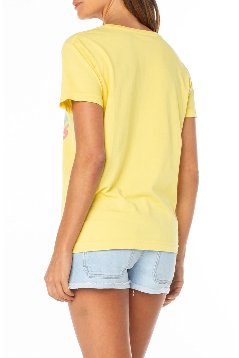 Sandy Beaches Graphic T-Shirt, Alternate, color, LEMON DROP