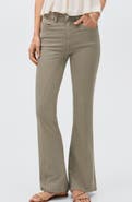 MANGO TEEN Twist Seam Mid Rise Flare Jeans