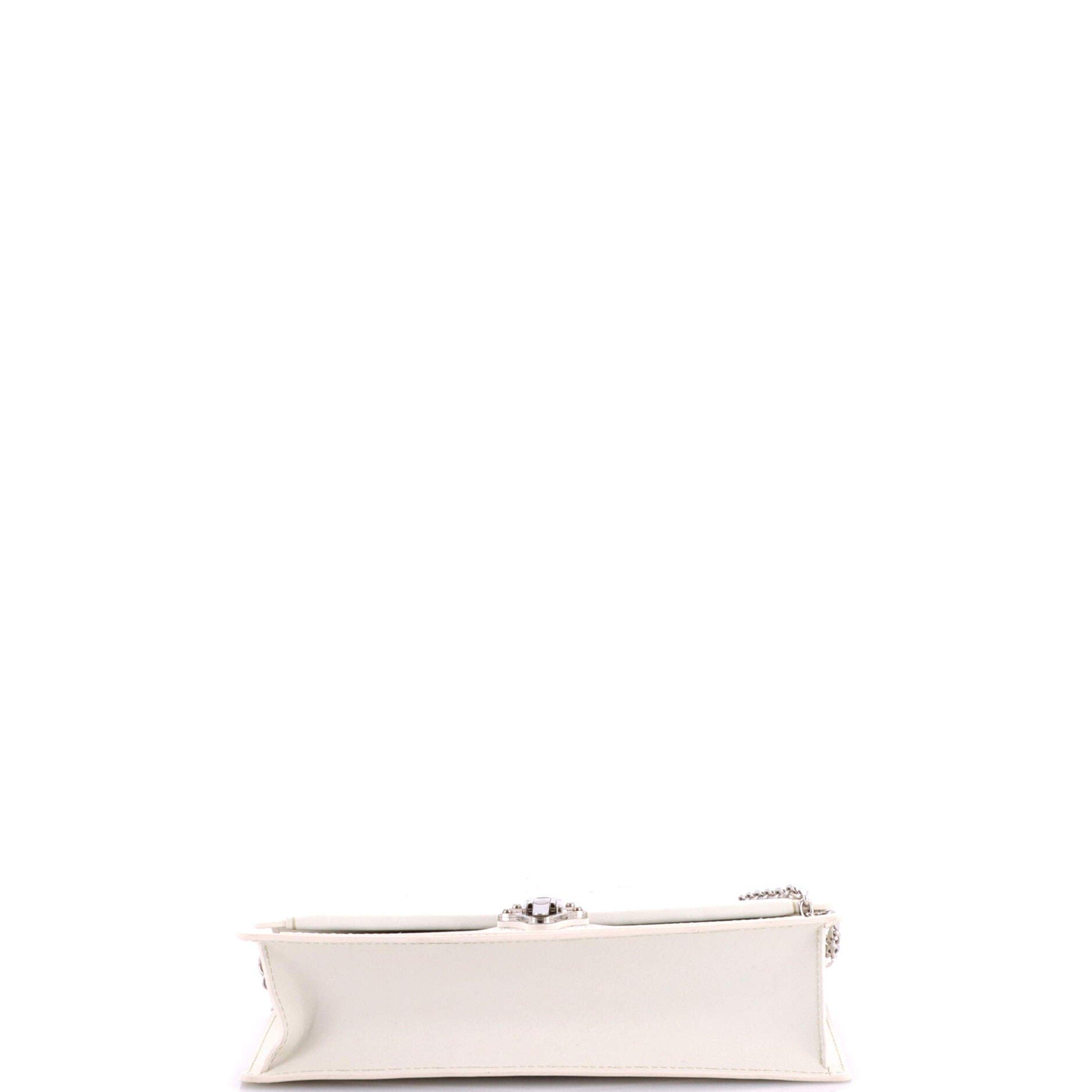 Duchesse Marie-Caroline Bag Coated Canvas Small, Alternate, color, White