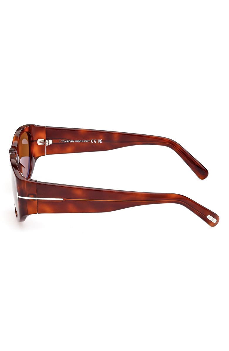 TOM FORD 53mm Square Sunglasses, Alternate, color, 