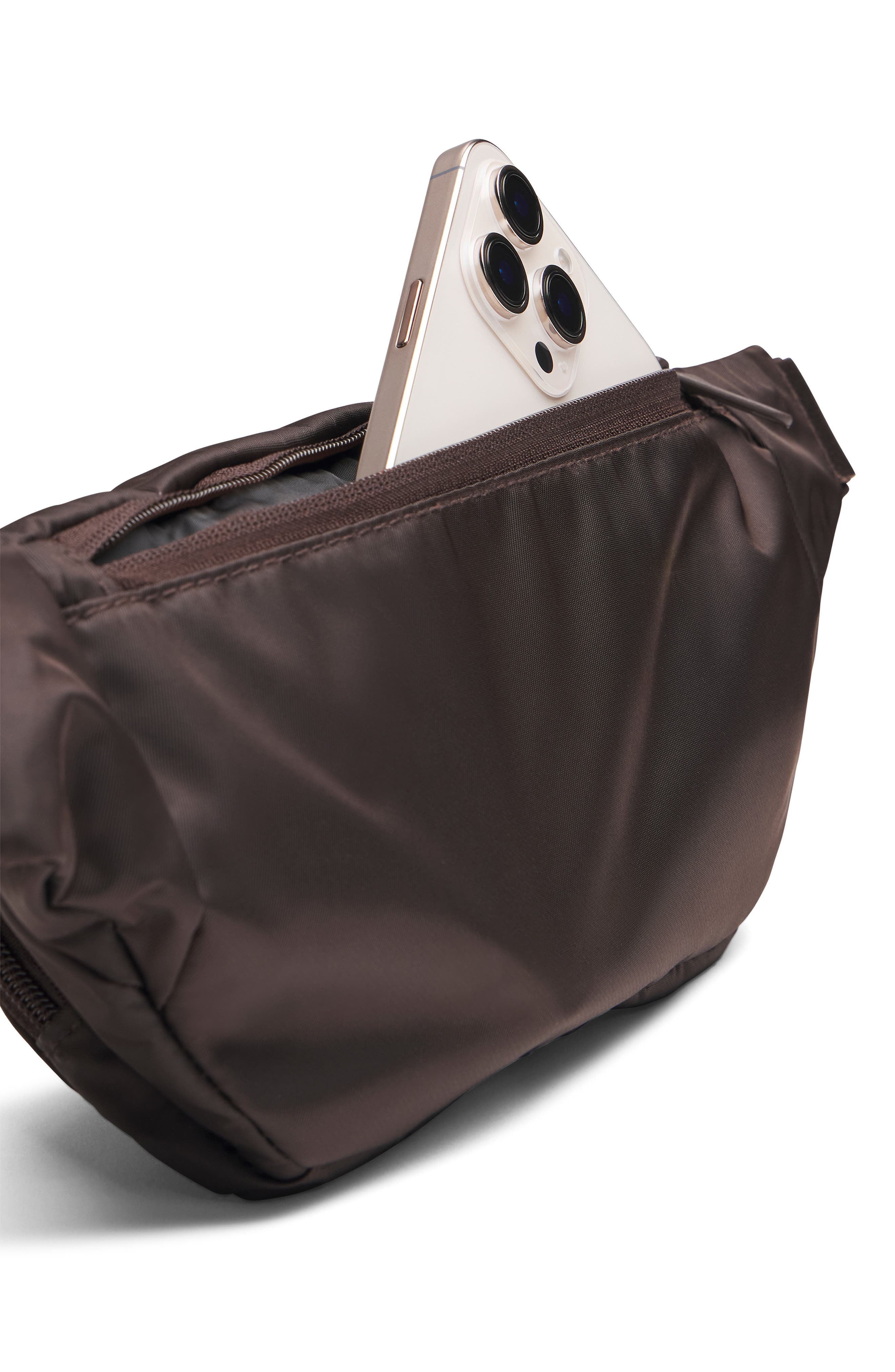 Under Armour Studio Water Repellent Crossbody Bag, Alternate, color, Kona Brown / / Black