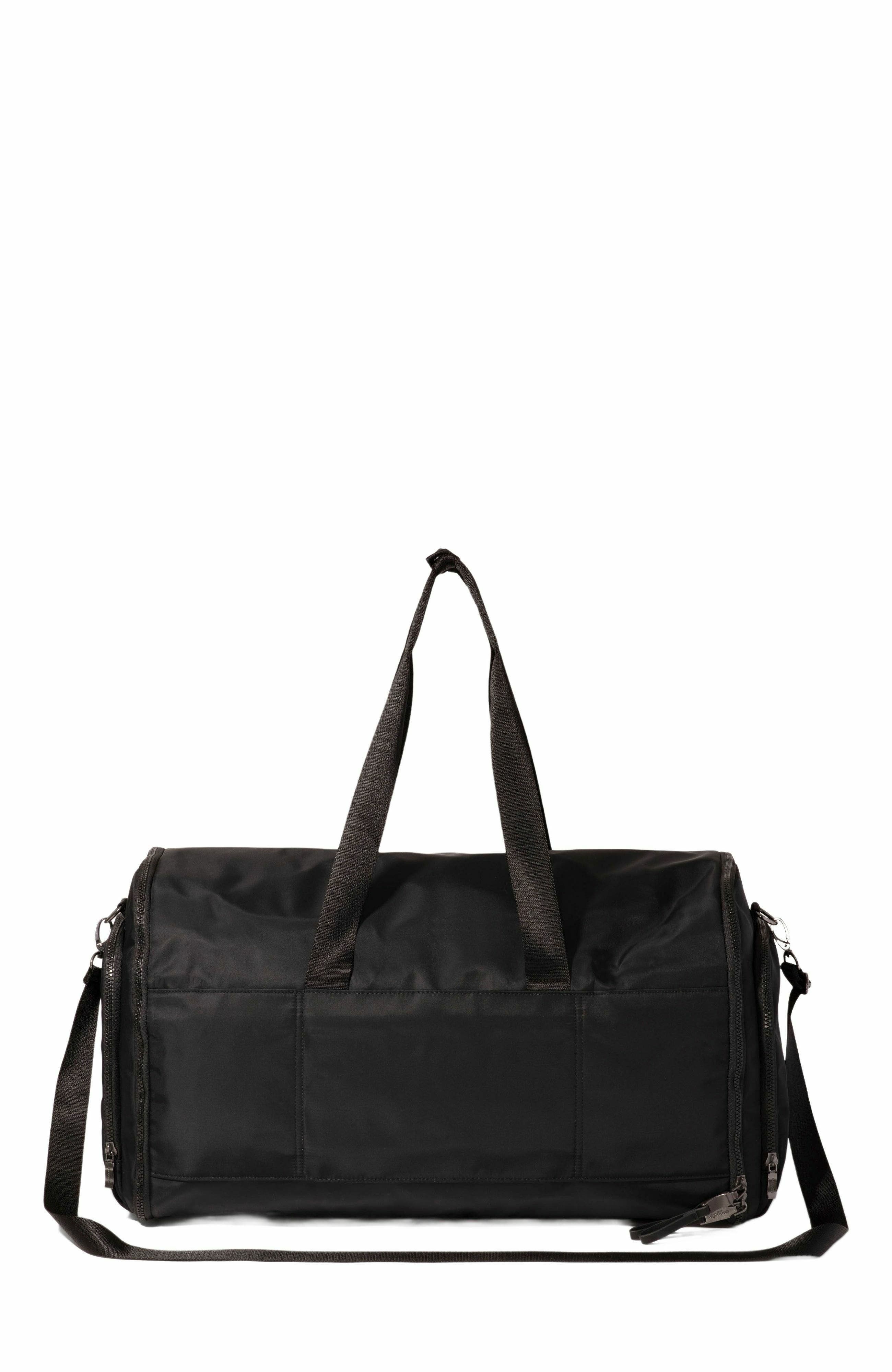 BAGGALLINI Madison 2 in 1 Garment Duffel Bag, Alternate, color, Black Twill