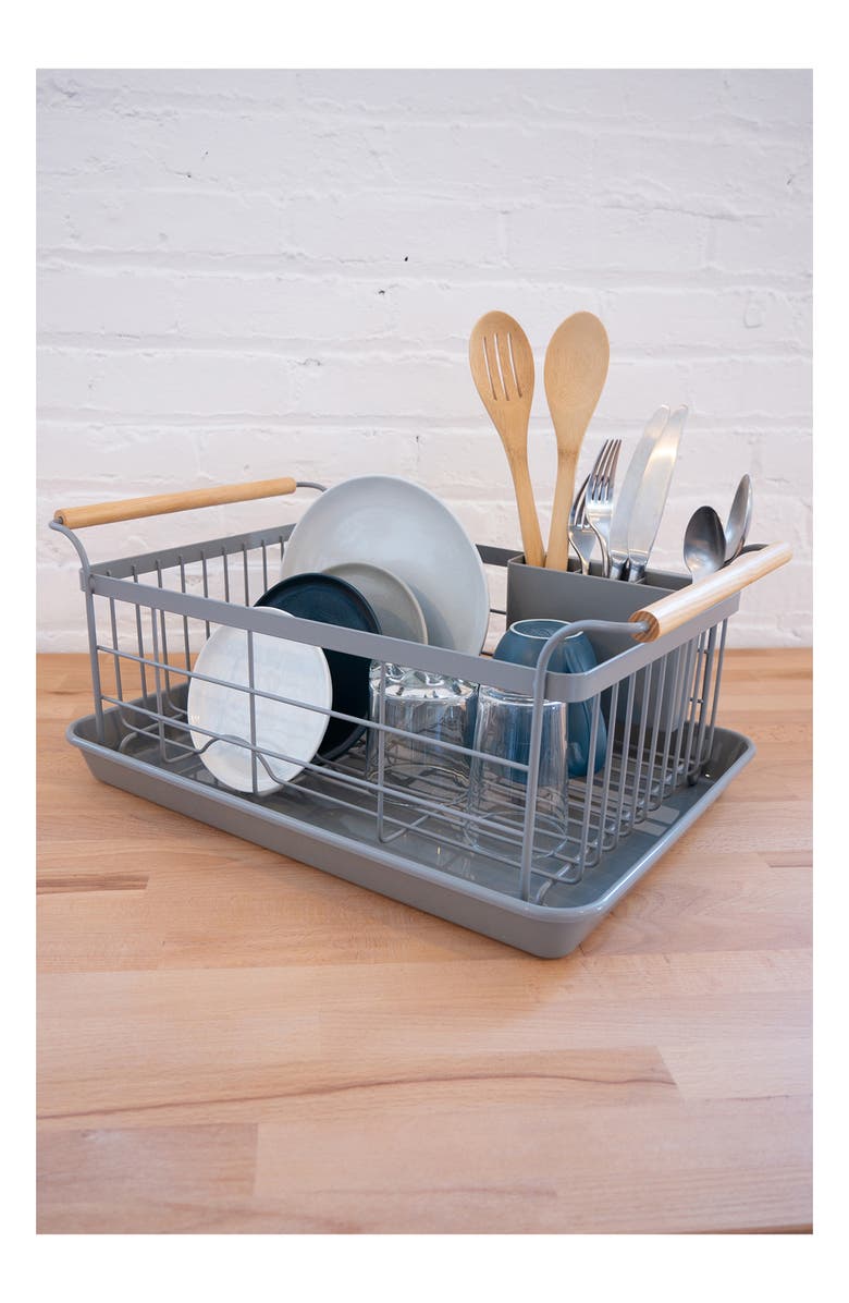 Yamazaki Dish Drainer Rack, Alternate, color, Gray