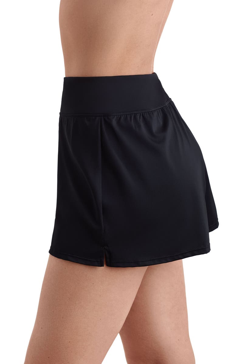 ShapeSolver Solid Swim Short, Alternate, color, Black