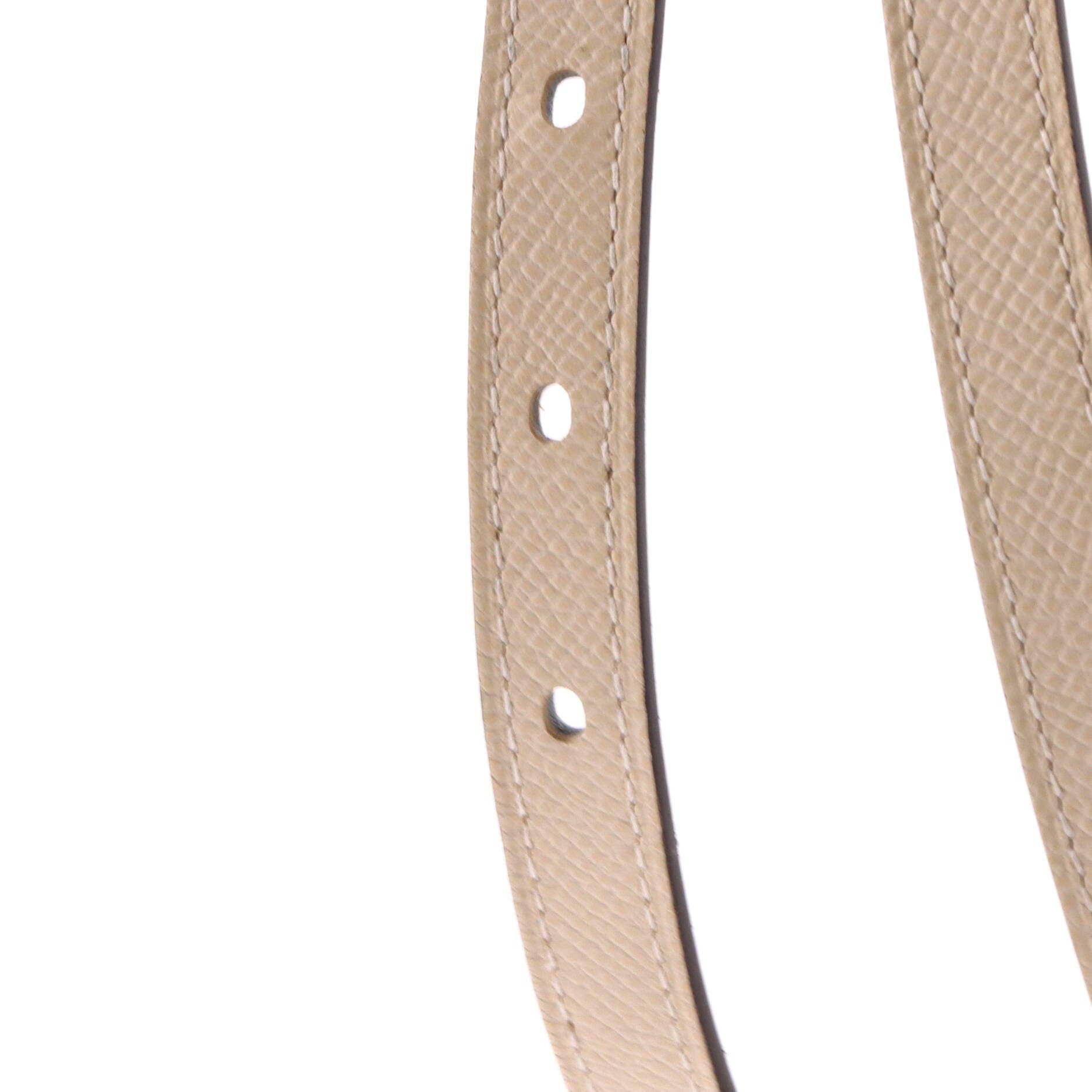 Pop H Belt Leather Thin, Alternate, color, White