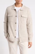 Robert Barakett Mezner Wool and Cotton Shirt Jacket