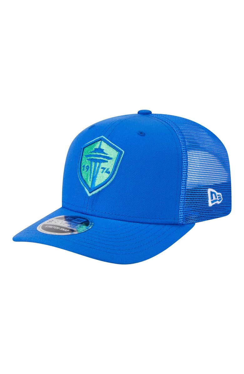 New Era Men's New Era Blue Seattle Sounders FC Jersey Hook 9SEVENTY Adjustable Hat, Main, color, Blue