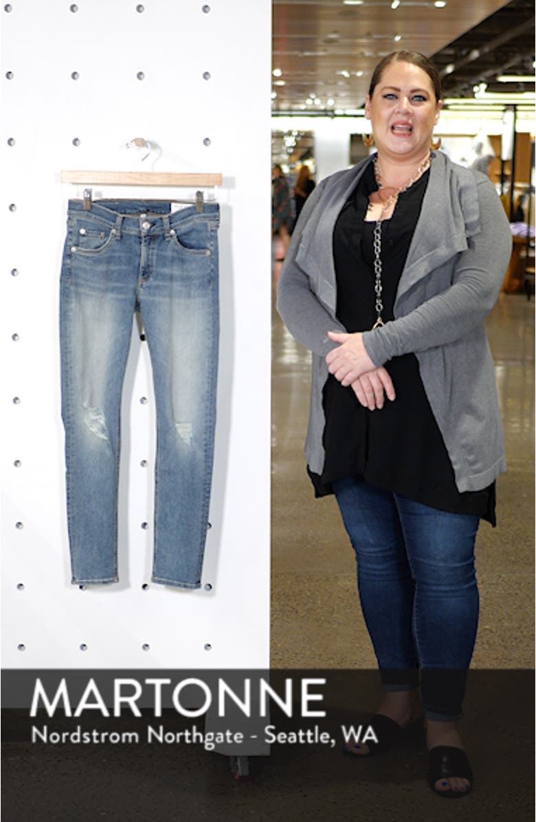 Destroyed Capri Skinny Jeans, sales video thumbnail