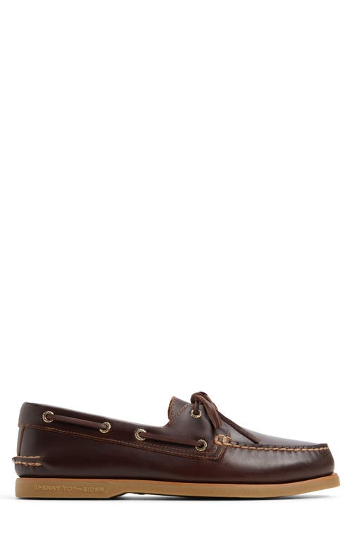 Sperry Gold Cup Authentic Original 2-eye Boat Shoe In Brown