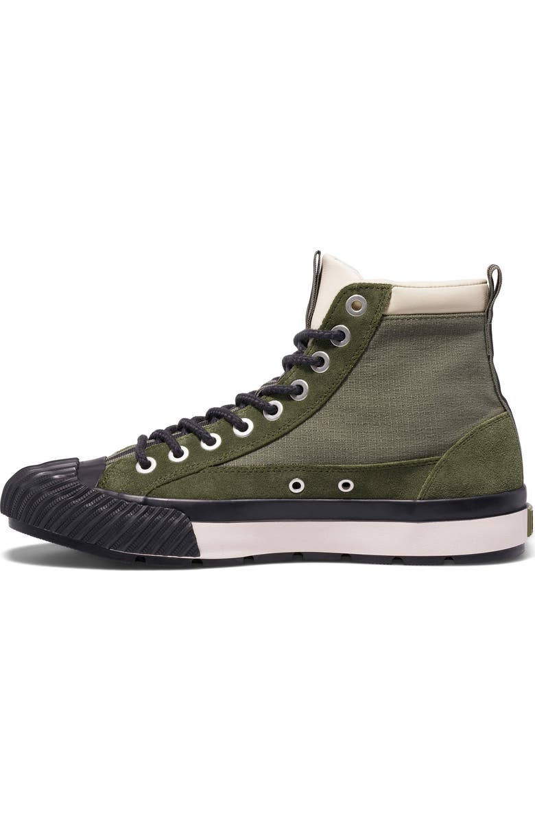P.F. Flyers Grounder Hiker High-Top Sneaker, Alternate, color, Military Green