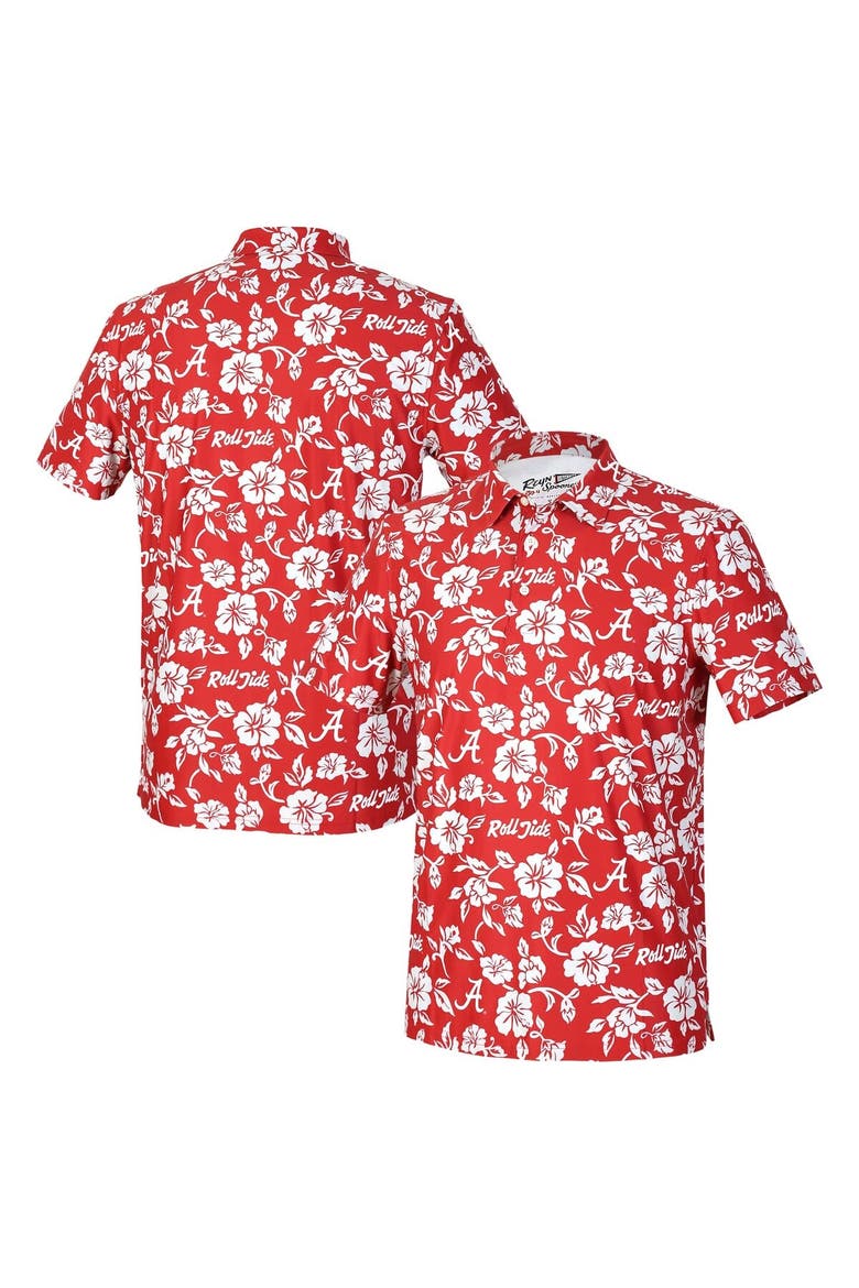 Men's Reyn Spooner  Crimson Alabama Crimson Tide Pua Performance Polo, Main, color, Crimson