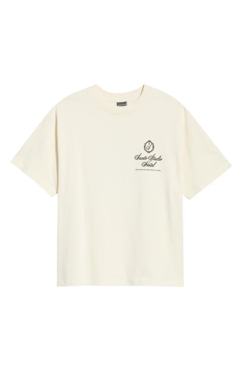NY Hotel Graphic Cotton T-Shirt