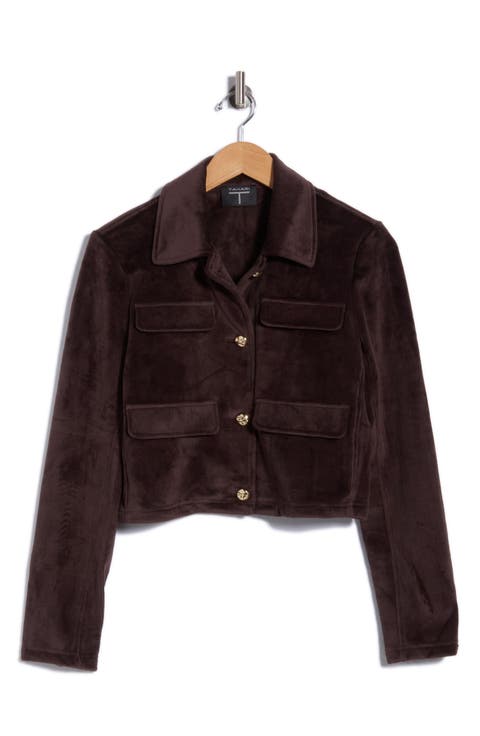 Cropped Corduroy Jacket