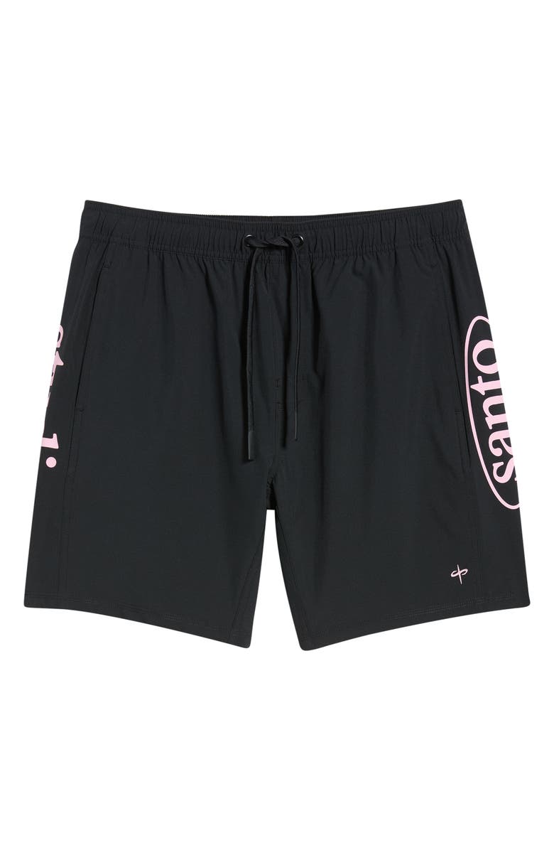 SANTO STUDIO Stadium Tech Drawstring Shorts, Alternate, color, Pink