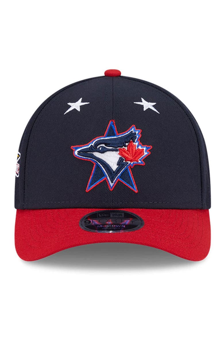 New Era Men's New Era Navy/Red  Toronto Blue Jays 2025 MLB All-Star Game Workout 9FORTY M-Crown Adjustable Hat, Alternate, color, 