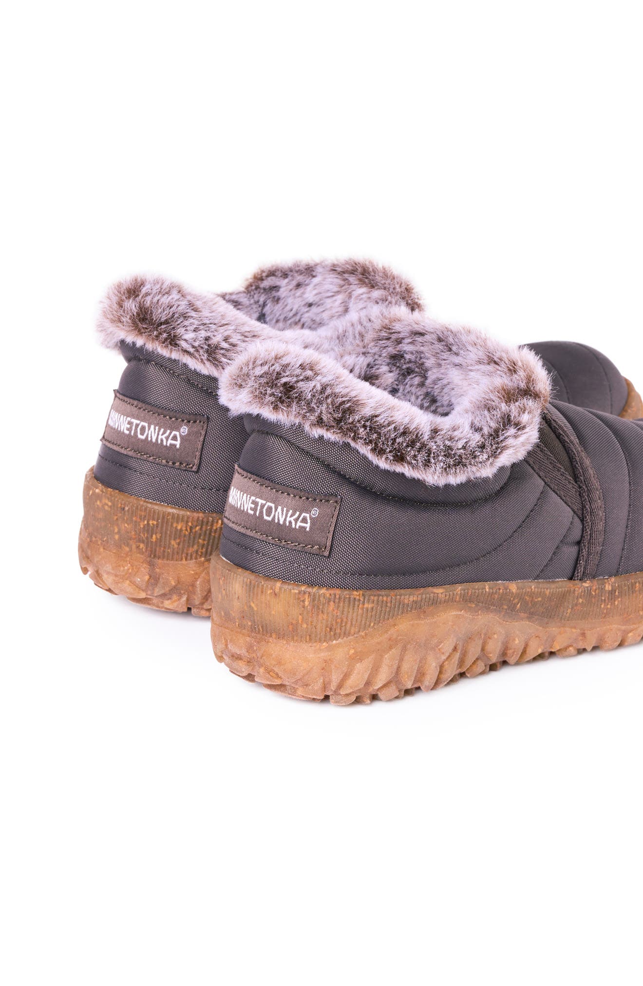 Minnetonka Timpson Faux Fur Lined Slipper Bootie (Women) | Nordstrom