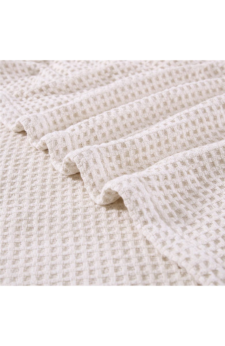 Eddie Bauer Waffle Knit Throw Blanket, Alternate, color, White