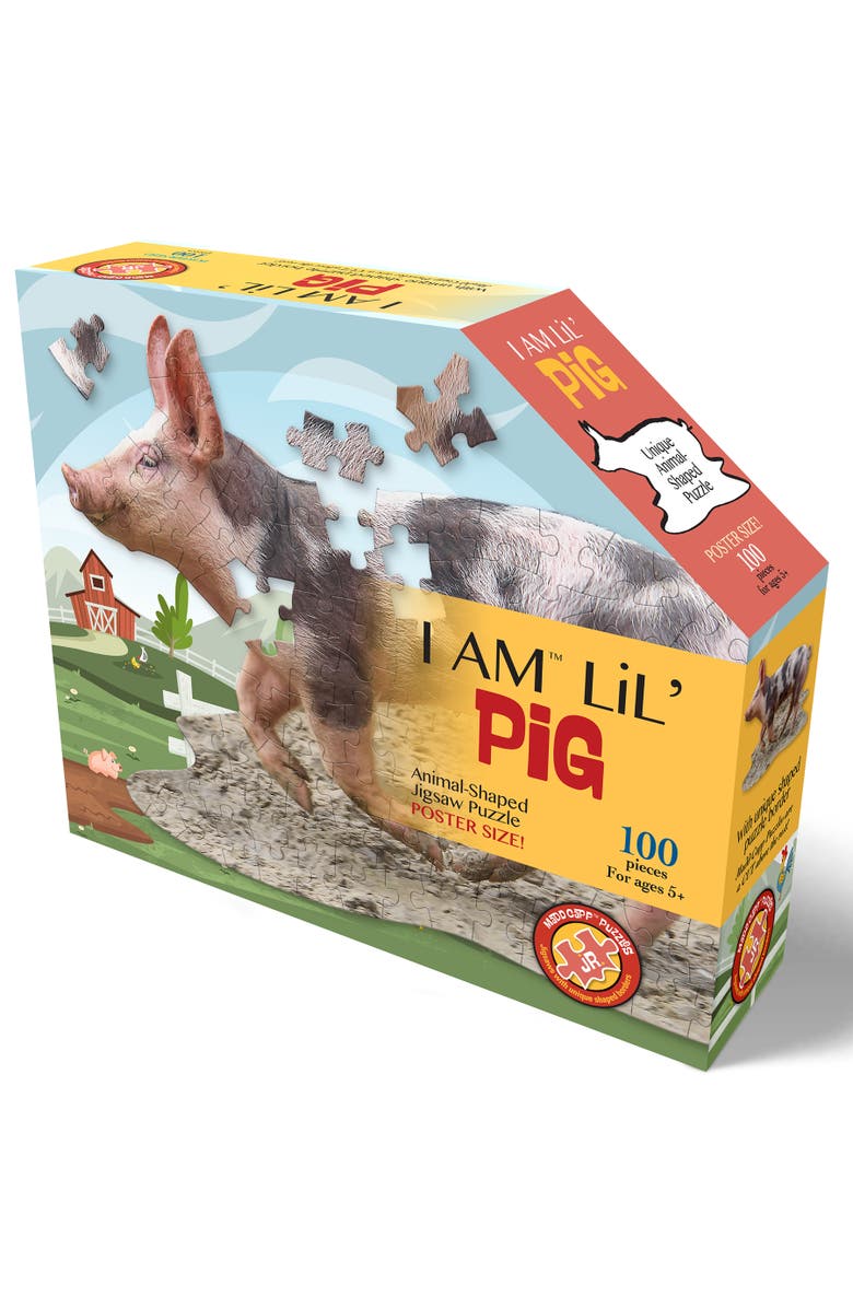 Madd Capp Lil Pig Jigsaw Puzzle, 100 Pieces, Main, color, Multicolored