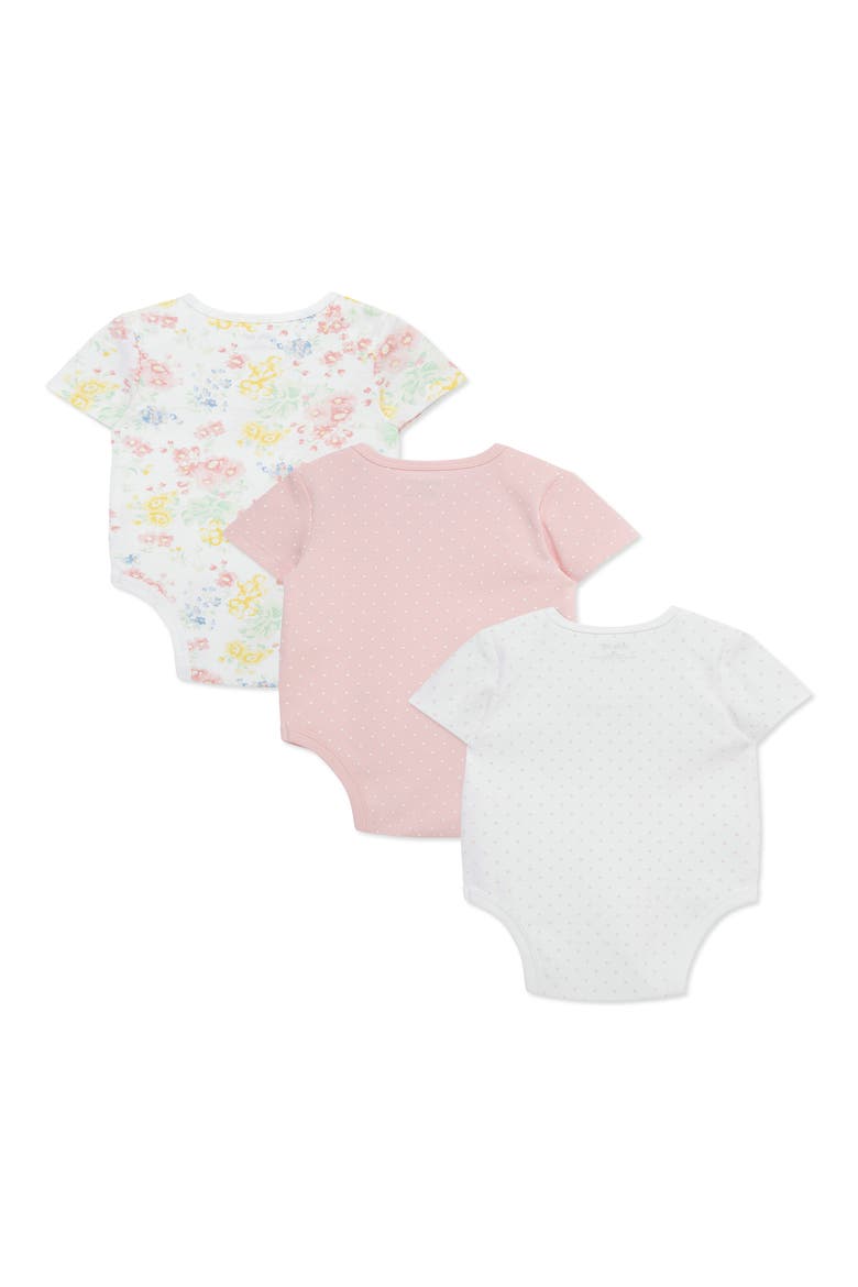 3-Pack Garden Floral Bodysuits, Alternate, color, FLORAL